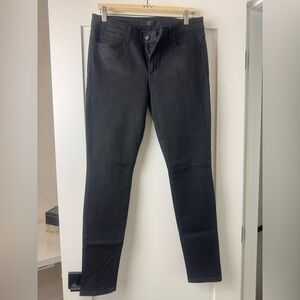 JOE’S Women’s Black Coated Mid Rise Skinny Slim Fit Jeans Size 30